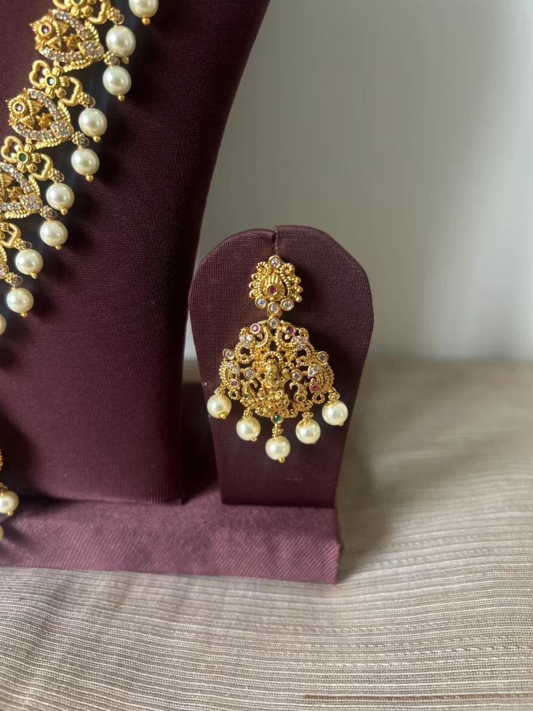 Lakshmi Devi Long Haram Set