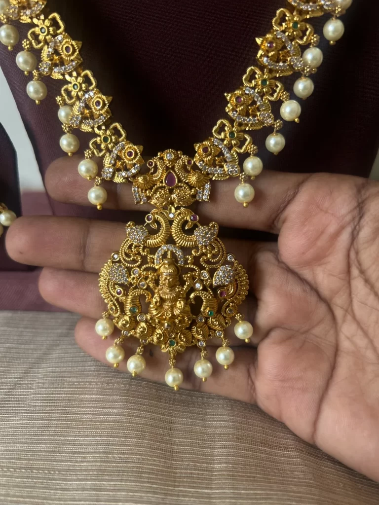 Lakshmi Devi Long Haram Set