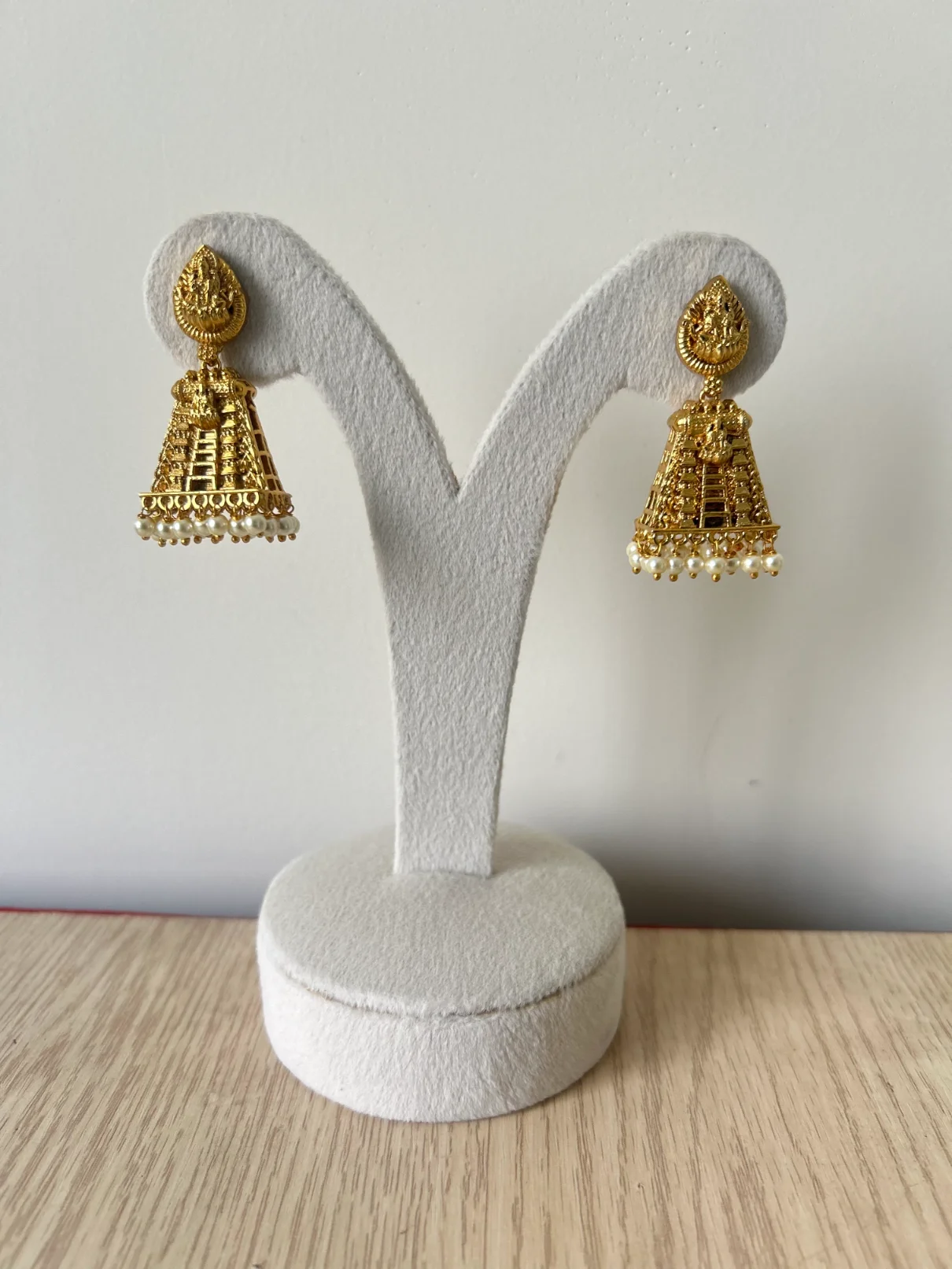 Premium Gopuram Jhumka Earrings